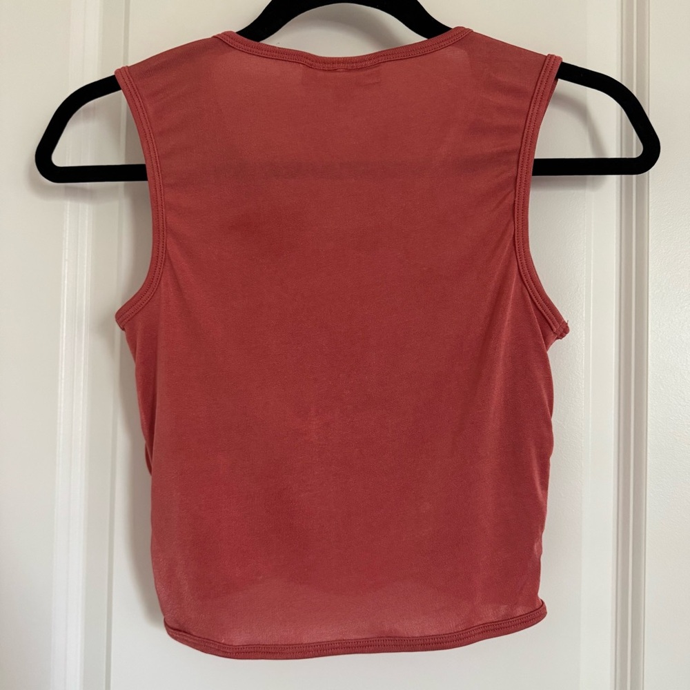 And Now This Women's Coral Tank Top, S - Picture 2 of 9